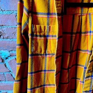 Madewell orange flannel